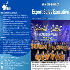 VKOILL Vietnam hiring: Import-Export Sales Executive